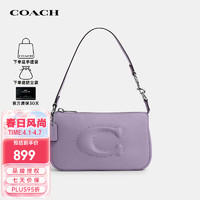 COACH 蔻驰 女士Nolita19紫色单肩腋下包CR364