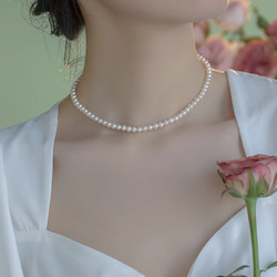 珍珠项链时尚优雅颈链锁骨链气质高级感配饰生日礼物送女友