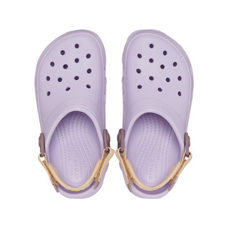 crocs卡骆驰经典特林小洞洞鞋男童女童包头洞洞鞋|207458 淡紫色-530 37(225mm)