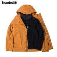 Timberland 官方三合一冲锋衣外套男春秋新款户外登山服保暖夹克两件套