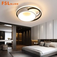 FSL 佛山照明 吸顶灯LED卧室灯北欧后现代铁艺灯具双色调光FEX50426/36W圆