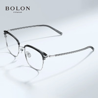 BOLON 暴龙 近视眼镜框明星同款复古商务配镜光学BJ6105+依视路1.60A4或膜岩