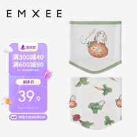 EMXEE 嫚熙 儿童护脐带防着凉保暖 果园兔17×17cm