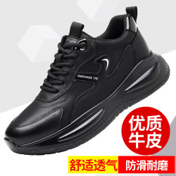 男士休闲鞋_老人头(laorentou)温州高品质真皮运动休闲鞋厚底潮流男鞋
