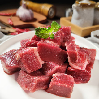 鲜京采 原切牛肉块1kg