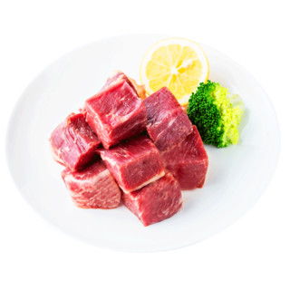 大庄园 原切牛腩块牛肉粒2000g冷冻生牛肉牛腩肉块4斤