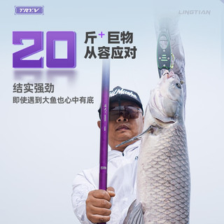 CHUANGWEI 创威 凌天二代全能版鱼竿超轻超硬碳素综合大物台钓竿 4.5m （+竿稍）