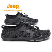 Jeep 吉普 男鞋夏季速干战术溯溪鞋网面透气户外鞋防滑快速反应登山鞋子
