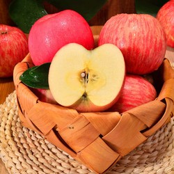 鲜火 山东烟台红富士苹果 普箱小果3斤/箱（长度为果径，需游标卡尺测量，果子脆甜，非粉糯）