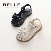 百亿补贴：BeLLE 百丽 女童包头凉鞋软底防滑洋气百搭女宝宝公主鞋子