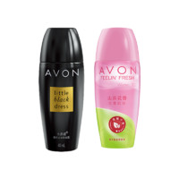 AVON 雅芳 小黑裙止汗走珠山茶花香体露40mlx2抑汗留香温和护肤