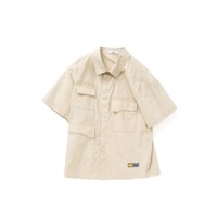 限尺码：巴拉巴拉 儿童工装衬衫短袖