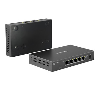 Nokoxin 诺可信 2.5G交换机10G光口支持猫棒千兆宽带 一键VLAN模式非管理型 5口全2.5G网口