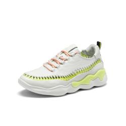 ecco爱步牛皮撞色时尚运动休闲鞋老爹鞋女鞋跃乐810973