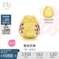 周生生 黄金文化祝福御守串珠缘93826C幸福美满定价不含手绳
