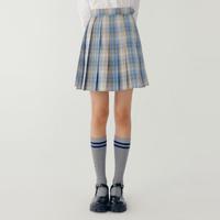 TEENIE WEENIE 小熊JK制服百褶格纹半身裙女秋季