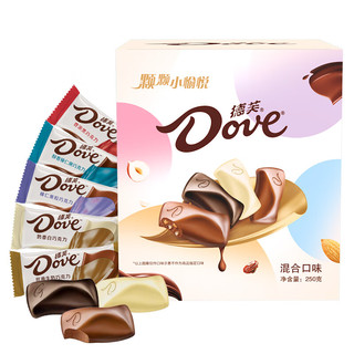 Dove 德芙 混合口味巧克力盒装250g （内含41条）