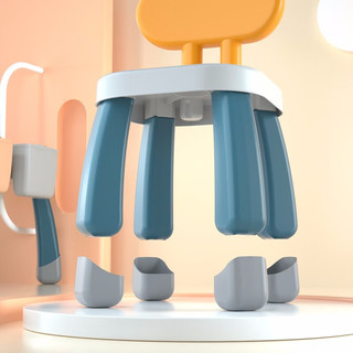 费乐（FEELO）儿童玩具积木桌椅子猫咪猫耳朵椅子积木拼装玩具椅子单只3604 椅子一只