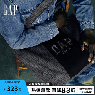 Gap 盖璞 男女同款新款创意撞色印花单肩包838144托特包