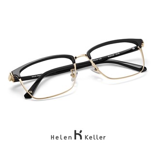 百亿补贴：Helen Keller 商务防蓝光近视眼镜个性眉线框H26129