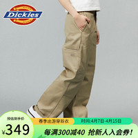 dickies24春夏 直筒休闲长裤 874改款双膝裤 DK012997 卡其色 27