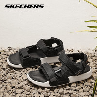 SKECHERS 斯凯奇 凉鞋男夏季软底溯溪鞋休闲舒适网面透气沙滩鞋237292