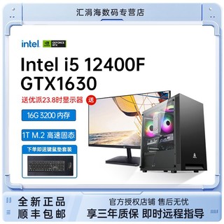 百亿补贴：COLORFUL 七彩虹 十二代酷睿版 组装电脑（黑色、250GB SSD、酷睿i3-12100F、GT 1010、8GB）