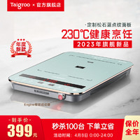 Taigroo 钛古电器 钛古（Taigroo）钛古电磁炉家用智能爆炒火锅新款定时功能电磁灶家电超薄低音套装 二代松石蓝裸机