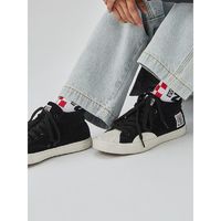 Vision Street Wear VISION SUEDE Hi复古黑色翻毛皮潮流高帮休闲运动鞋