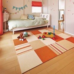 TOLI 东理家居日本拼接地毯客厅卧室日式儿童家用满铺块毯方块地垫