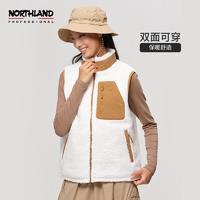 百亿补贴：NORTHLAND 诺诗兰 抓绒背心女秋冬新款户外运动旅行外套保暖马甲NFTCT2640S