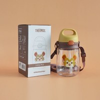 THERMOS 膳魔师 杯子PA材质防摔母婴级吸管杯背带水杯童趣