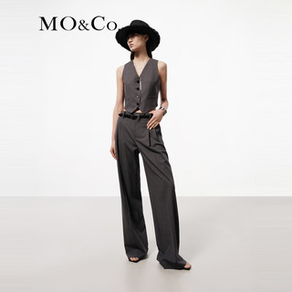 MO&Co.MBD2PAT022 灰白条色 XS/155