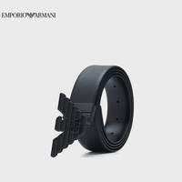 阿玛尼EMPORIO ARMANI24春季EA男士鹰标带扣时尚扳扣腰带