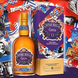 CHIVAS 芝华士 13年柔润波本桶版500ml苏格兰威士忌有盒装