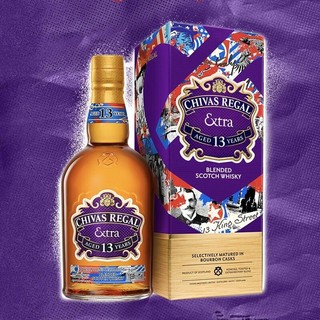 CHIVAS 芝华士 13年柔润波本桶版500ml苏格兰威士忌有盒装