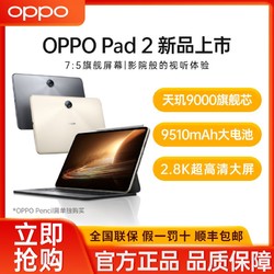 OPPO Pad 2平板电脑网课学习办公绘画游戏商务专用 pad官方正品