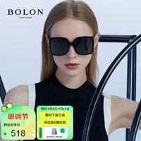 BOLON 暴龙 眼镜杨幂同款方形遮阳防晒墨镜太阳镜女 BL3083C10