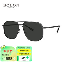 BOLON 暴龙 眼镜定制度数近视太阳镜墨镜 BL8099C10 定制1.67灰色偏光