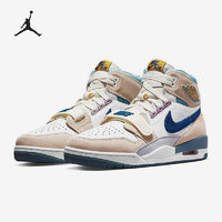 NIKE 耐克 AIR JORDAN Air Jordan Legacy 312(GS) 大童休闲运动鞋 DQ5348-141 米色/白色/蓝色 35.5