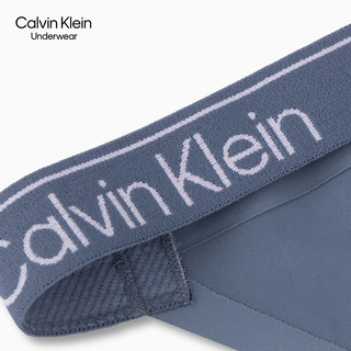 Calvin Klein内衣【摩登引力带】24春夏女士性感运动比基尼内裤QF7785AD 5BX-陶瓷蓝 S