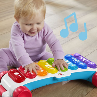 Fisher-Price 宝宝启蒙智玩声光大木琴敲琴早教训练玩具学习玩乐玩具HJK42