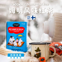 NORDQVIST 芬兰进口Nordqvist暖达芬姆明系列水果锡兰风味红茶袋泡茶包