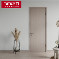 TATA木门 卧室门家用室内门卫生间门木质复合厨房油漆降噪门 JD013贝母白