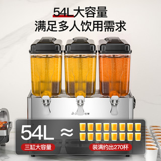 志高（CHIGO）饮料机商用双缸果汁机冷饮机冷热双温速溶饮料机可乐机企业采购 双缸单冷