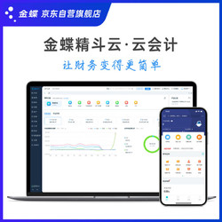 Kingdee 金蝶 精斗云云会计V3财务记账软件系统做账出纳固定资产管理3账套6用户