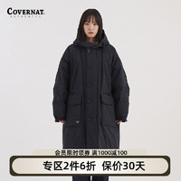 Covernat长款羽绒服多口袋简约时尚夹克潮牌长外套CO2204DP04