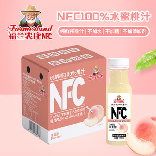 NFC100%水蜜桃汁300ML×6