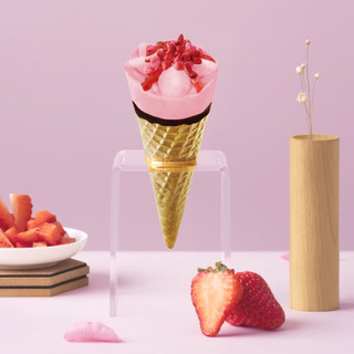 雀巢冰淇淋 花心筒 甜筒 64g 香草味*4支+巧克力*4支+草莓*4支