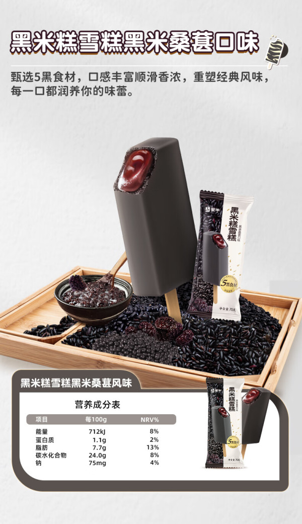 蒙牛桑葚黑米糕随变经典香草绿色心情绿莎莎酷爱纯脆草莓冰淇淋25支